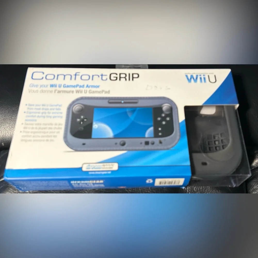 Nintendo Wii U ComfortGRIP GamePad Armor - Black New